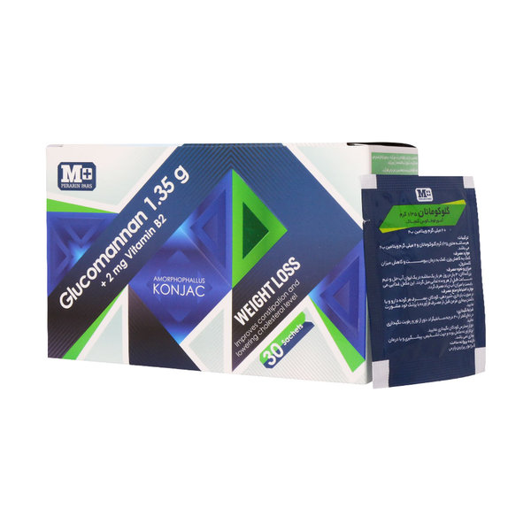  ساشه گلوکومانان و ویتامین B2 ام پلاس 30 عدد