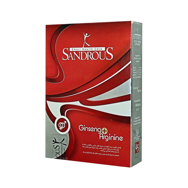  کپسول جینسینگ + آرژنین سندروس 45 عدد
