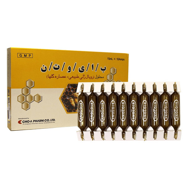  آمپول خوراکی بایوتن چوا فارم حاوی رویال ژلی ۱۰ عدد